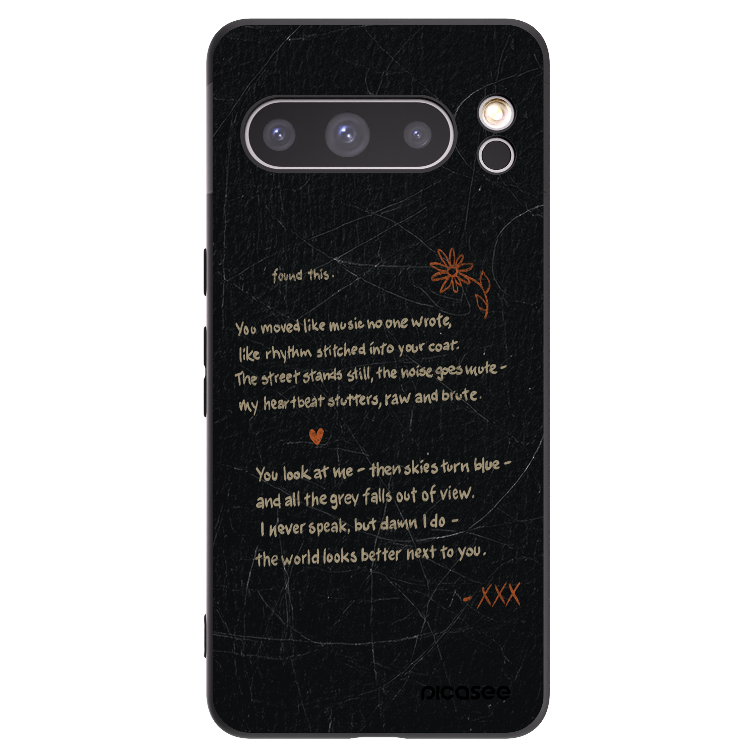 Picasee fekete szilikon tok az alábbi mobiltelefonokra Google Pixel 8 Pro - POET