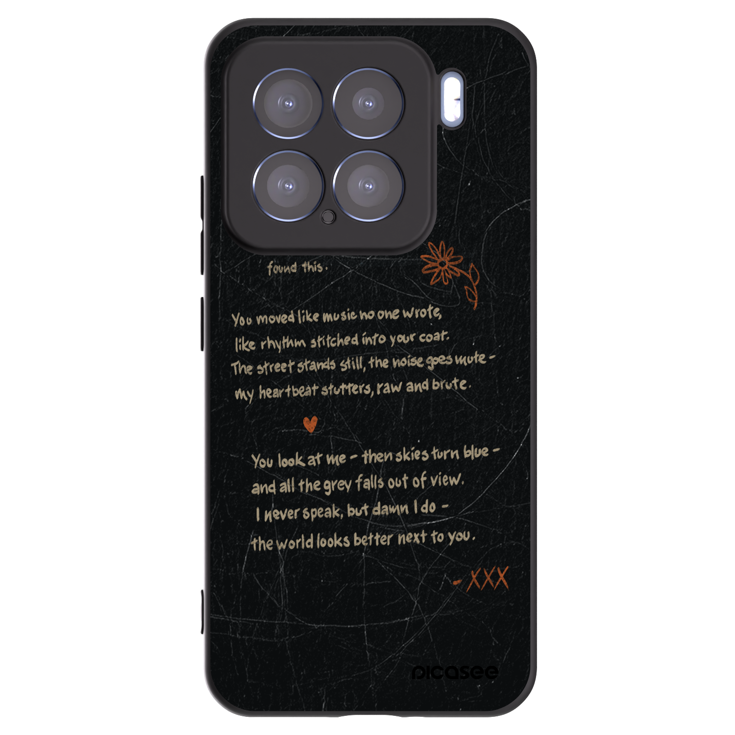 Picasee fekete szilikon tok az alábbi mobiltelefonokra Xiaomi 15 - POET