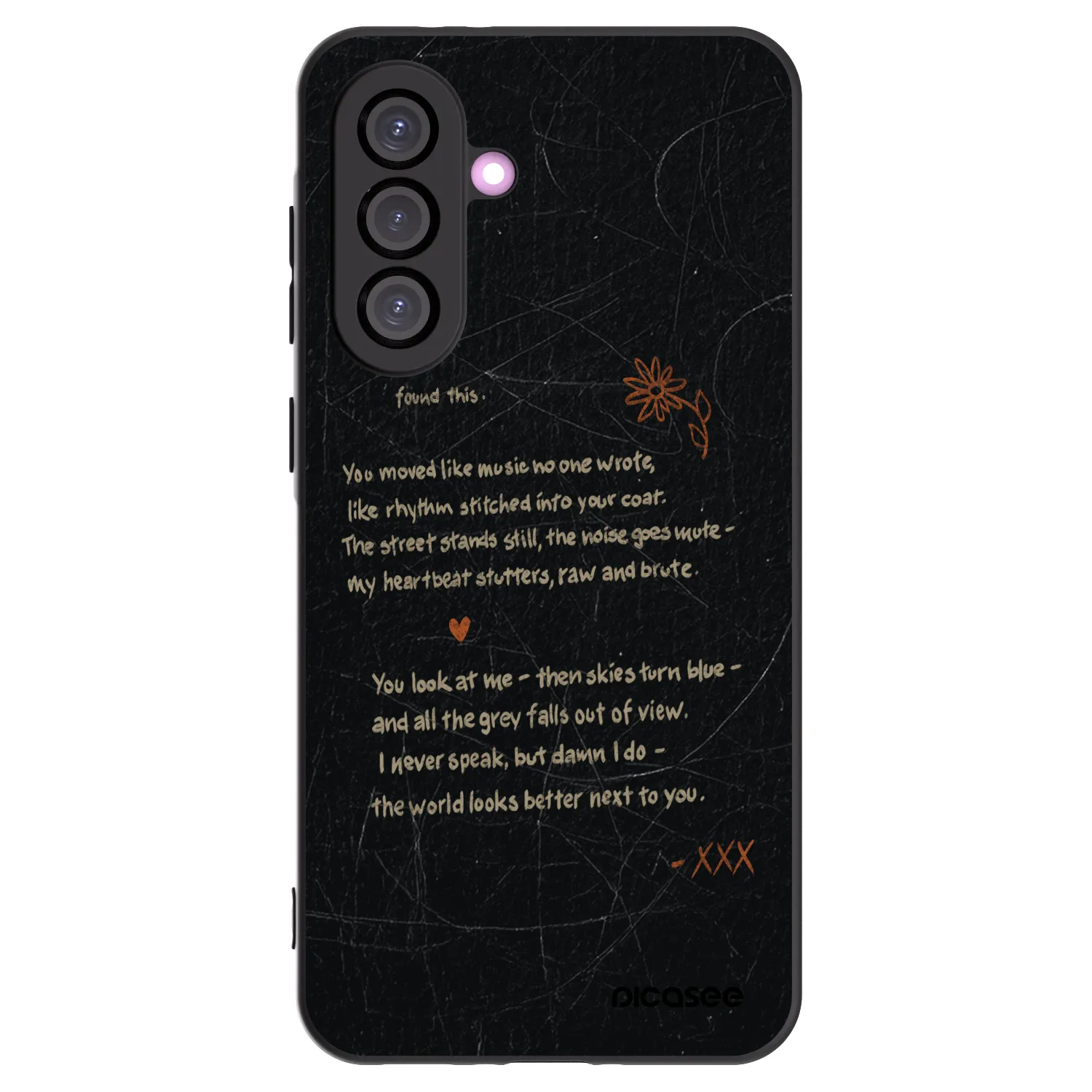 Picasee fekete szilikon tok az alábbi mobiltelefonokra Samsung Galaxy A56 5G A566B - POET