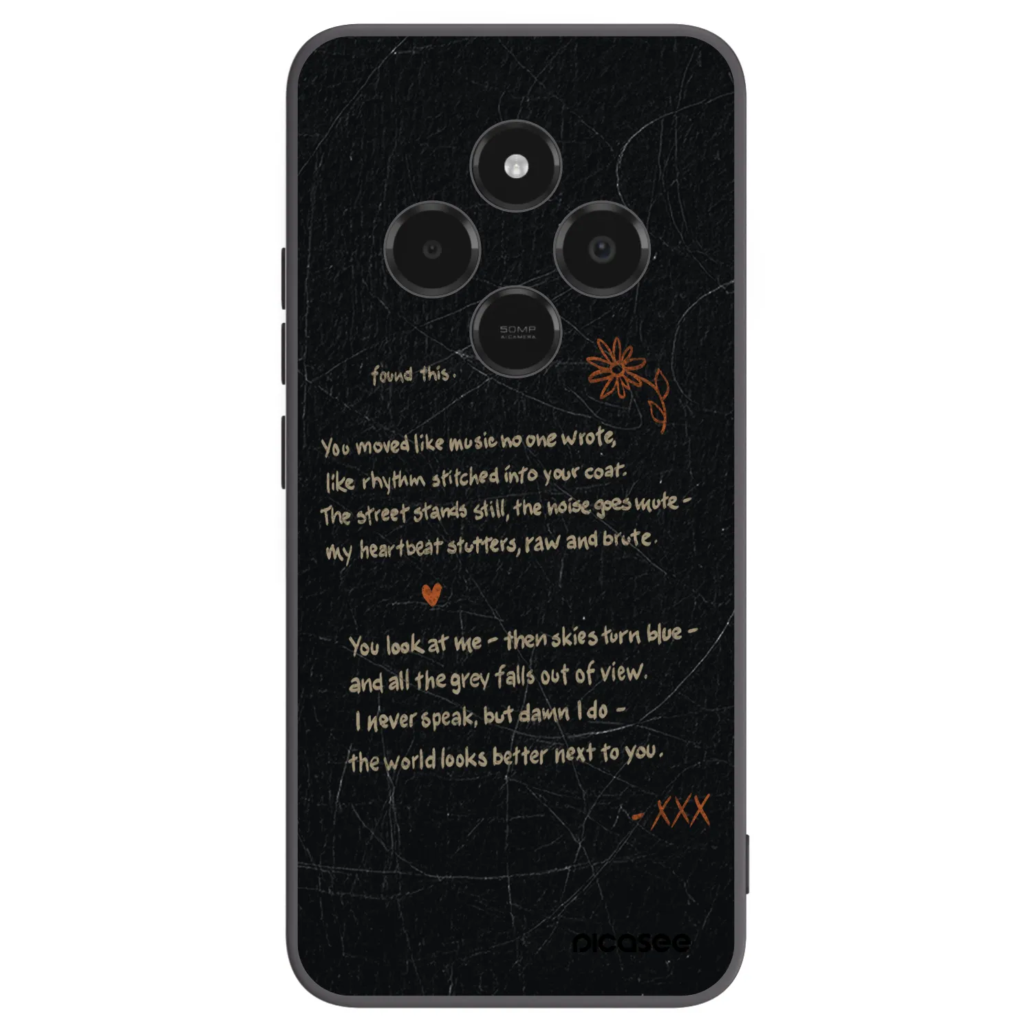 Picasee fekete szilikon tok az alábbi mobiltelefonokra Xiaomi Poco C75 - POET