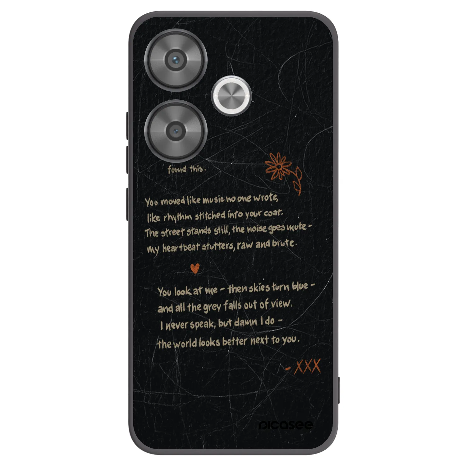 Picasee fekete szilikon tok az alábbi mobiltelefonokra Xiaomi Poco F6 - POET