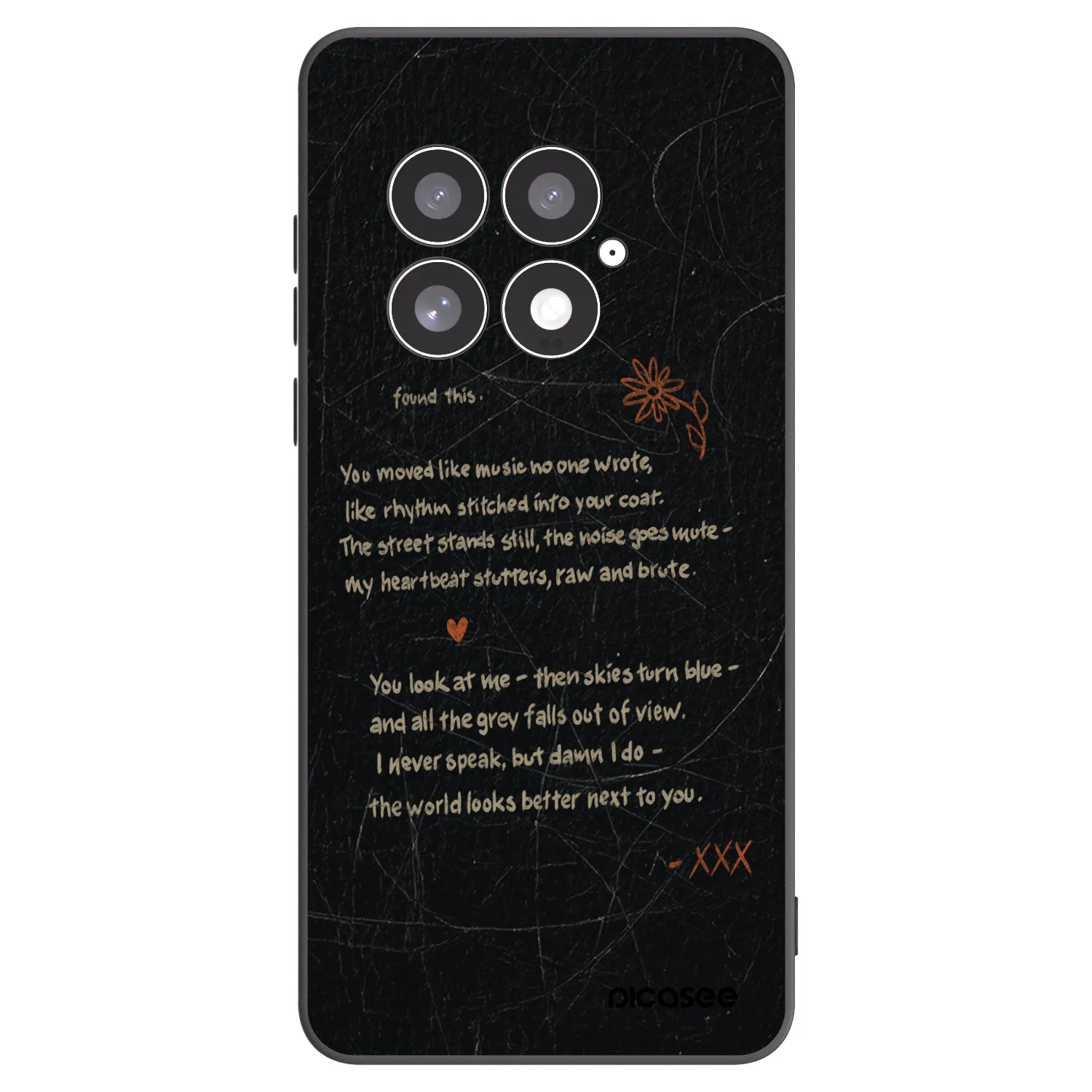 Picasee fekete szilikon tok az alábbi mobiltelefonokra OnePlus 13 5G - POET