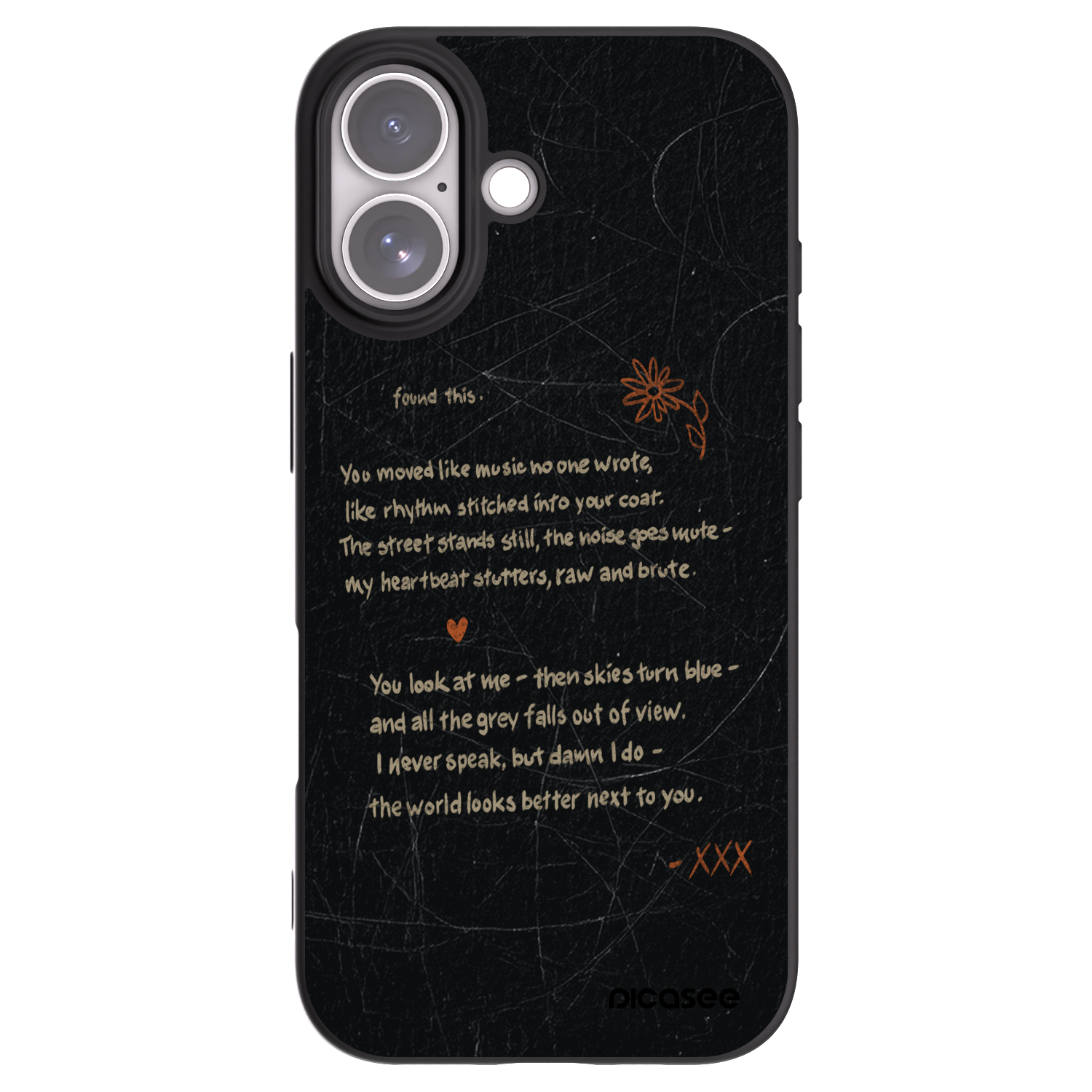 Picasee fekete szilikon tok az alábbi mobiltelefonokra Apple iPhone 17 - POET
