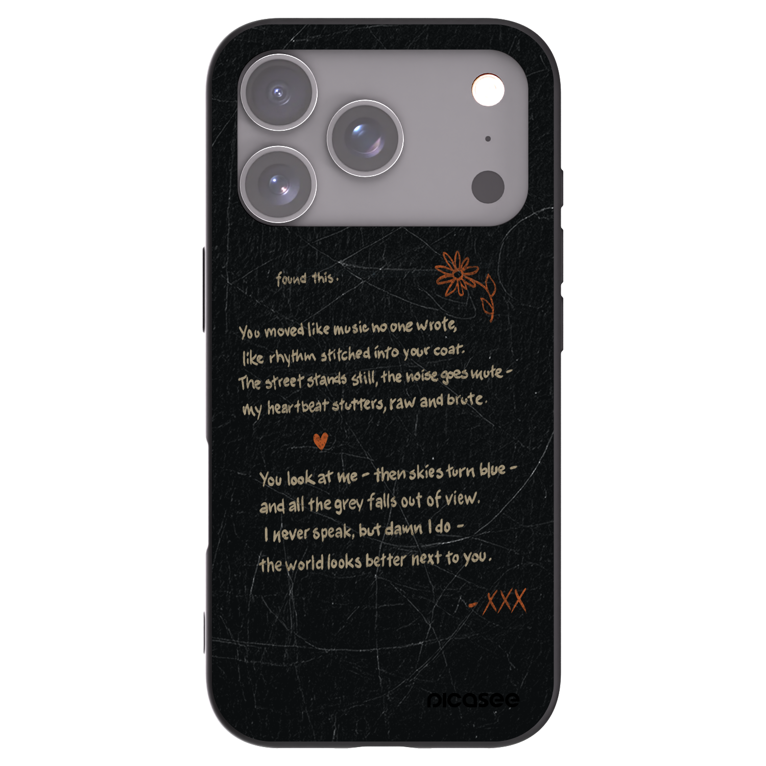 Picasee fekete szilikon tok az alábbi mobiltelefonokra Apple iPhone 17 Pro - POET