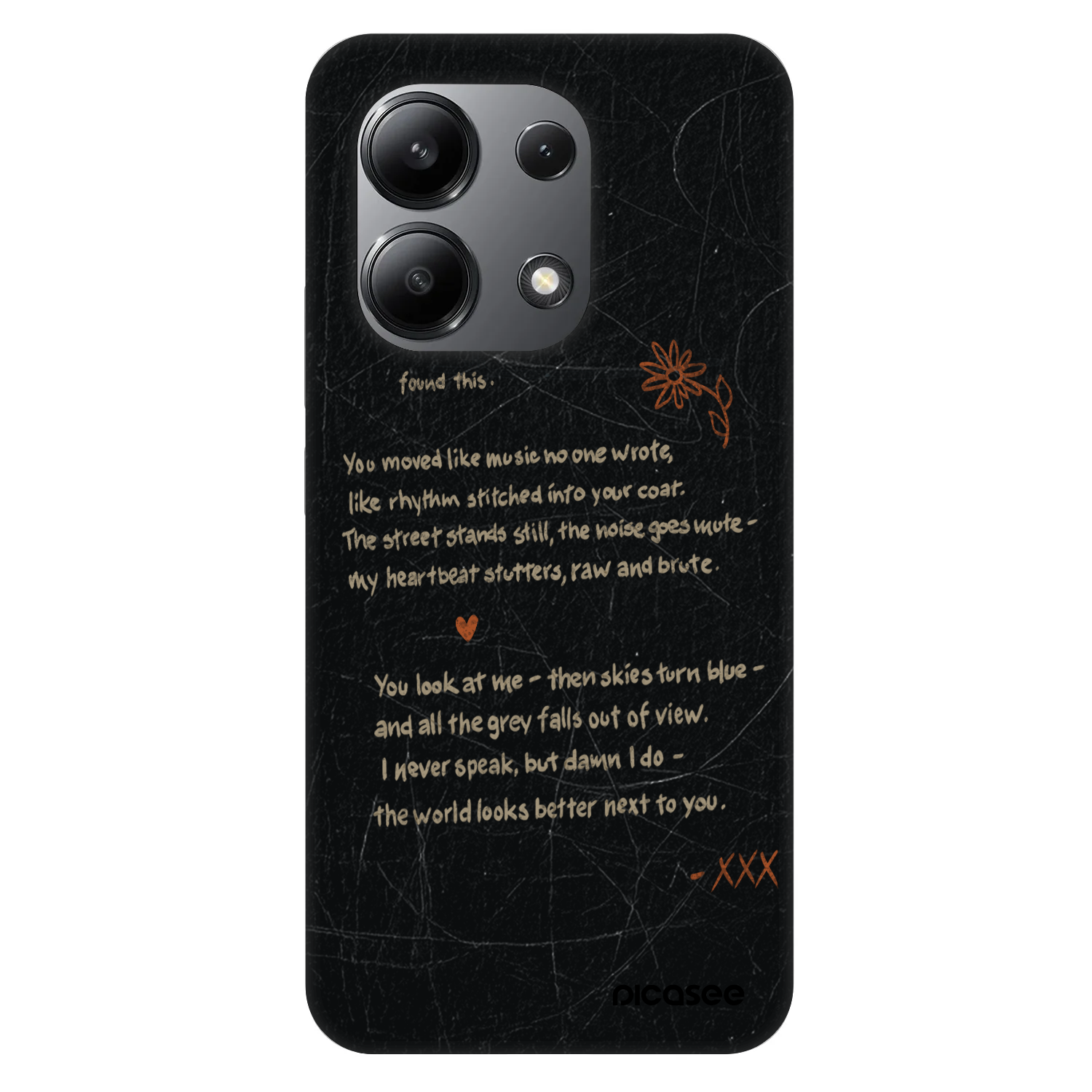 Picasee Fashion Case Xiaomi Redmi Note 13 4G - POET