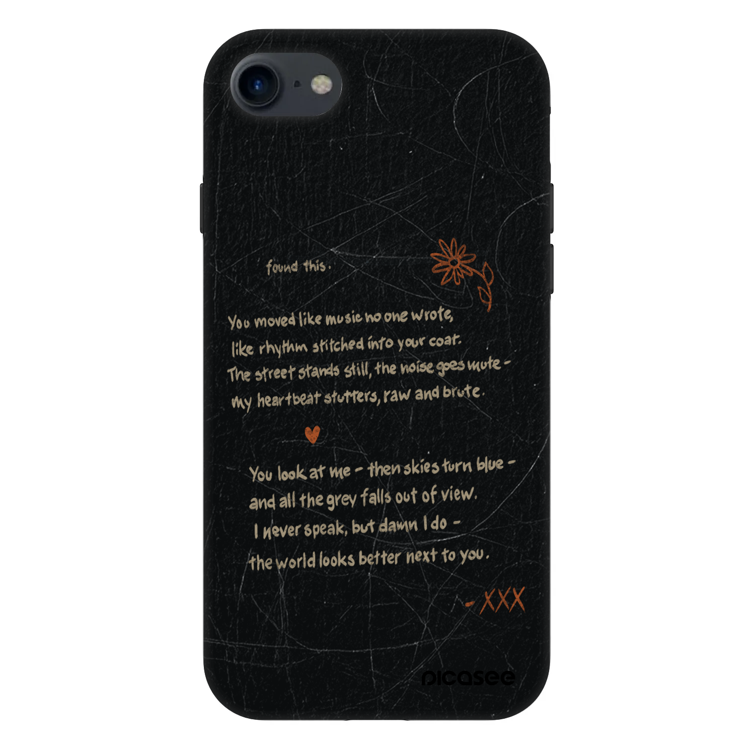 Picasee Fashion Case Apple iPhone SE 2022 - POET