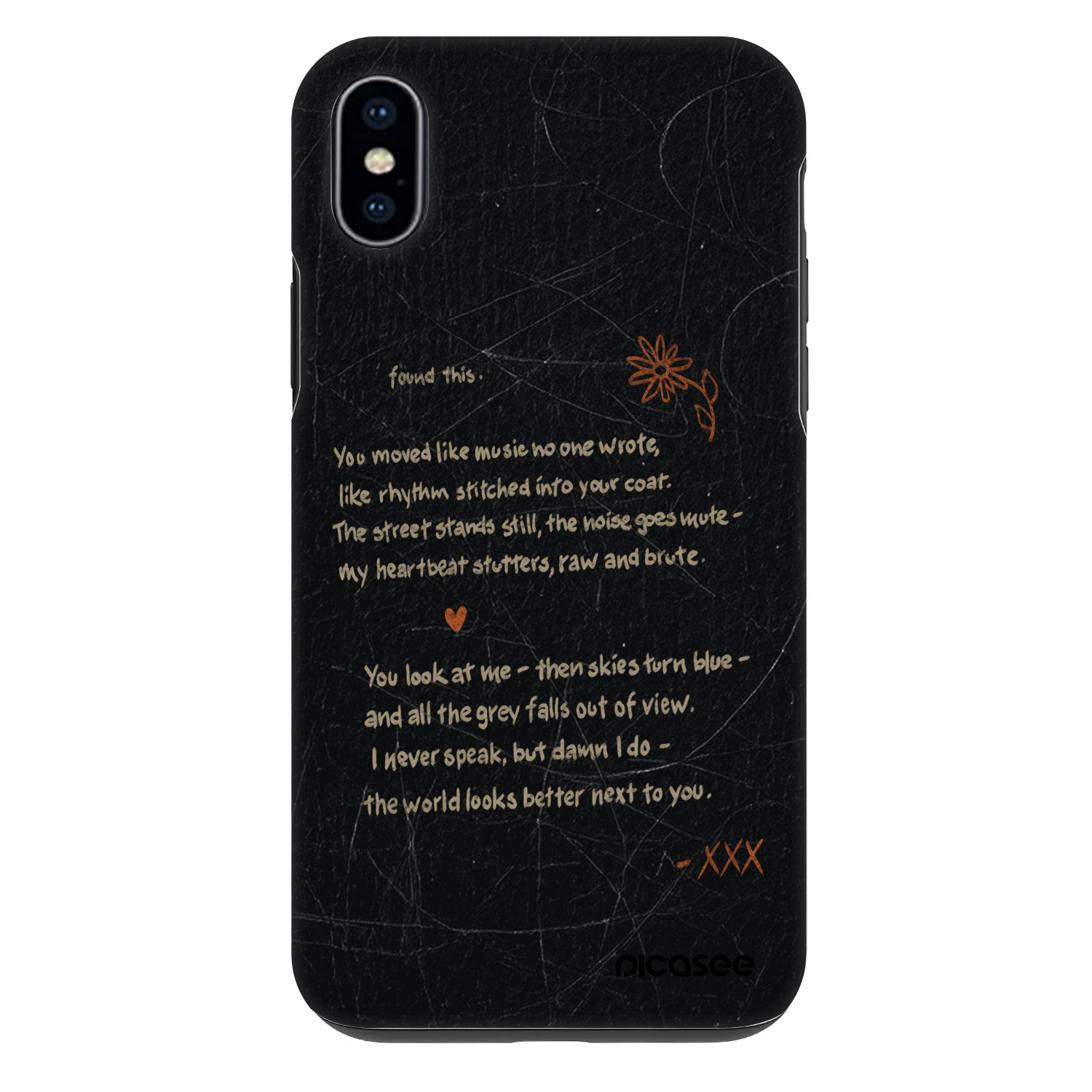 Picasee Fashion Case Apple iPhone XS Max - POET