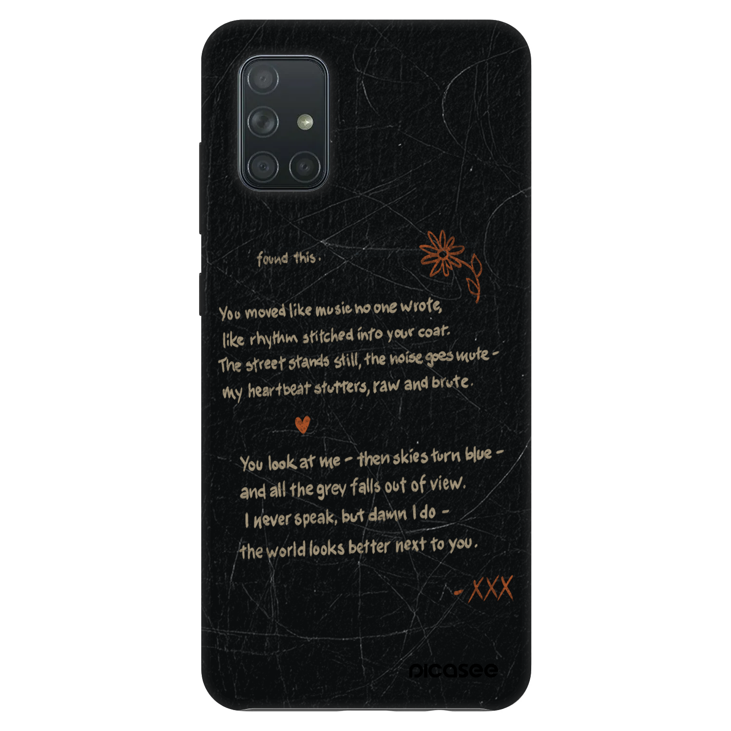 Picasee Fashion Case Samsung Galaxy A71 A715F - POET