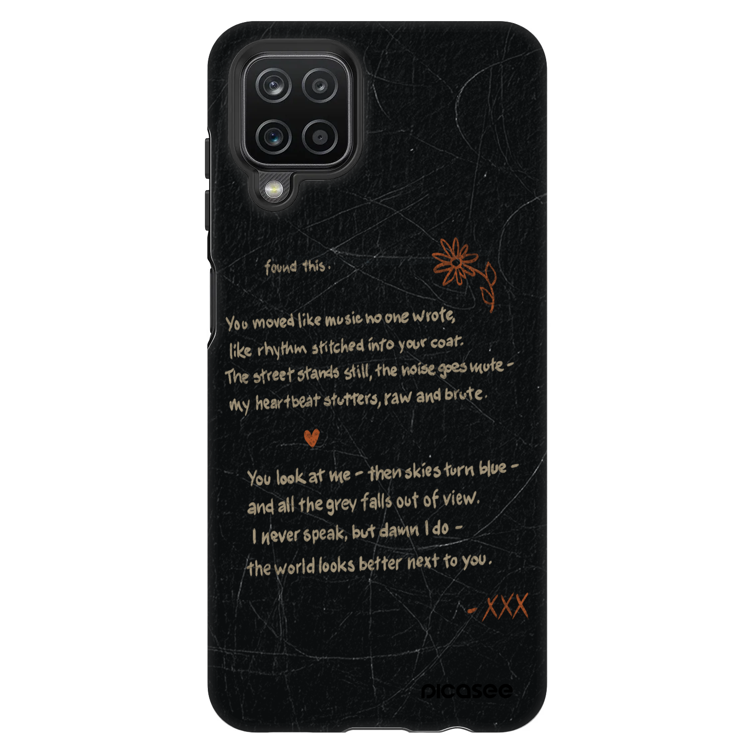Picasee Fashion Case Samsung Galaxy A12 A125F - POET