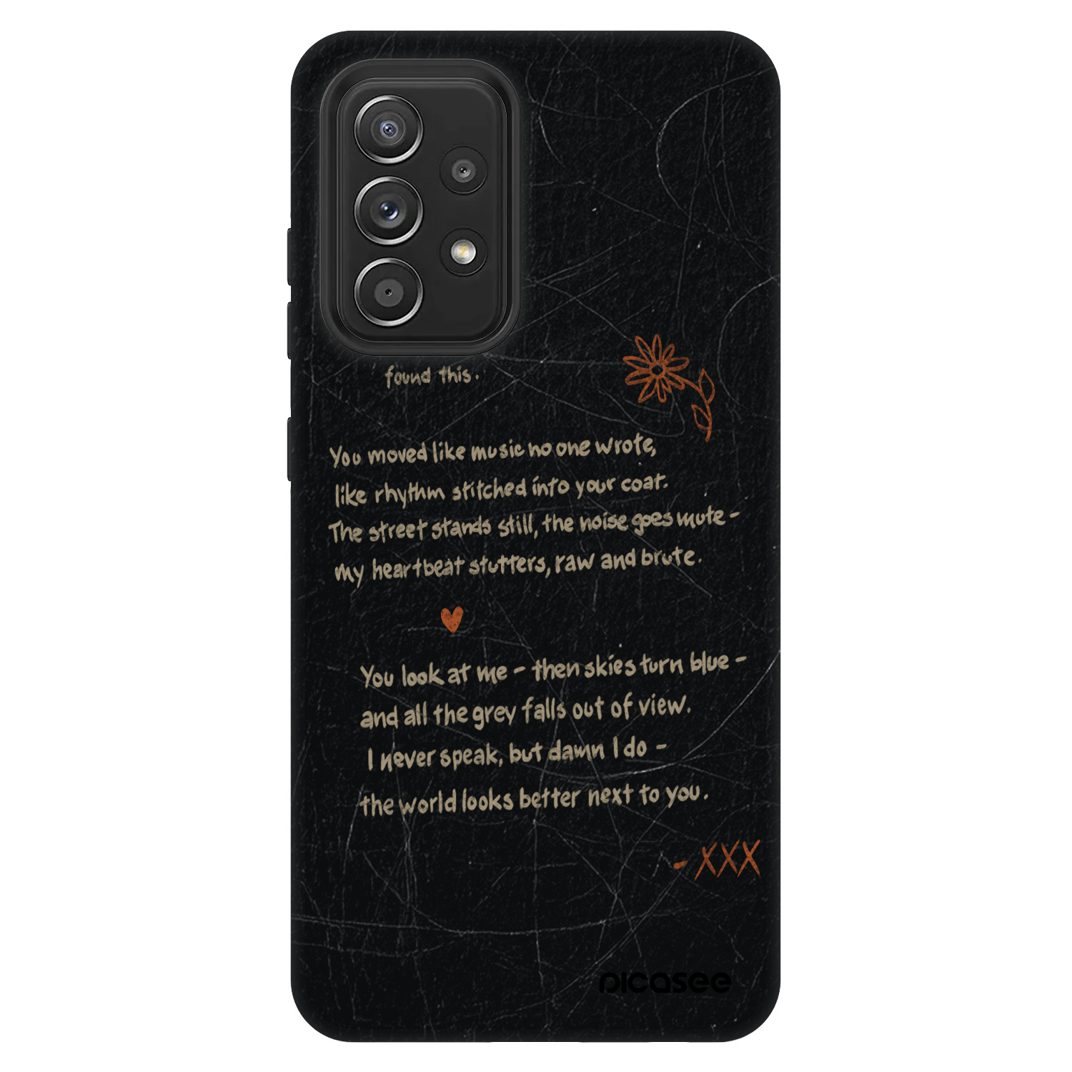 Picasee Fashion Case Samsung Galaxy A52 5G A525F - POET