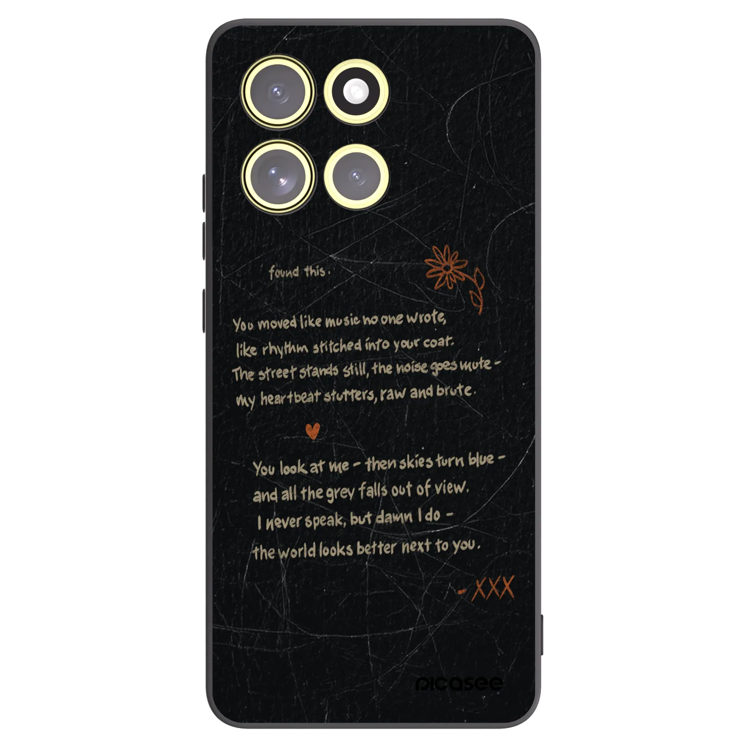 Picasee fekete szilikon tok az alábbi mobiltelefonokra Motorola Moto G86 5G - POET