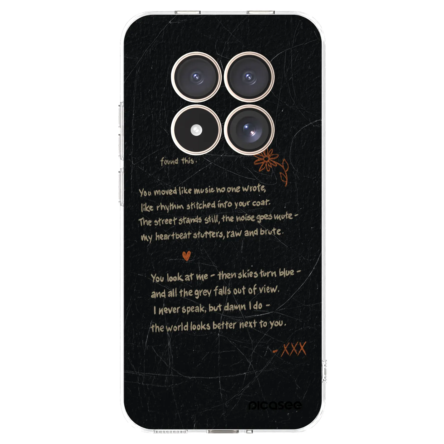 Picasee átlátszó szilikon tok az alábbi mobiltelefonokra Xiaomi Redmi Note 15 Pro 4G - POET