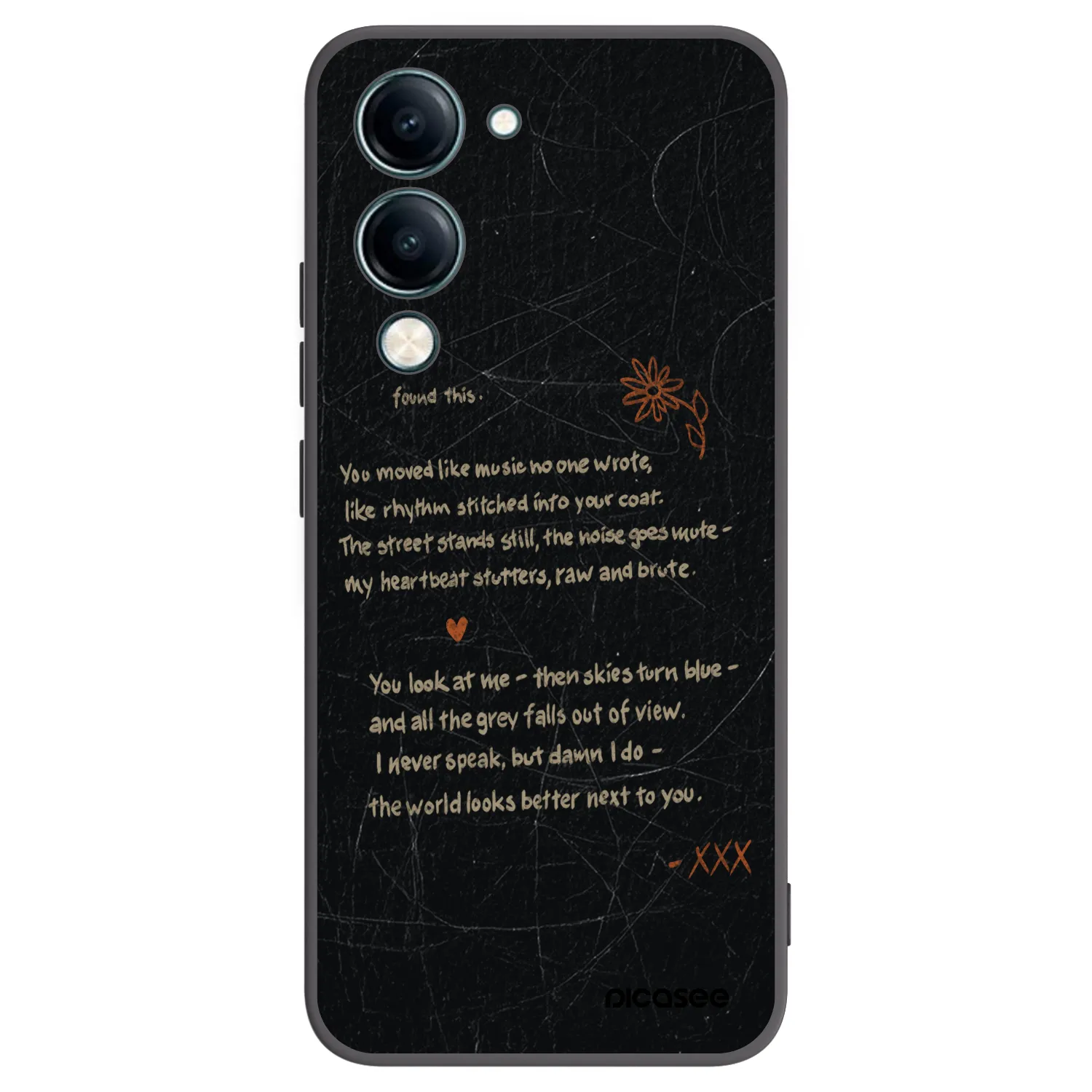Picasee fekete szilikon tok az alábbi mobiltelefonokra Vivo Y29s 5G - POET