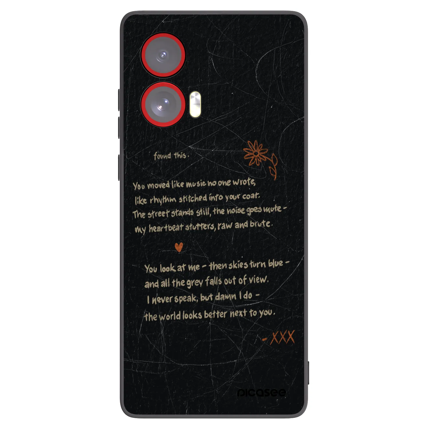 Picasee fekete szilikon tok az alábbi mobiltelefonokra Motorola Edge 50 Fusion - POET