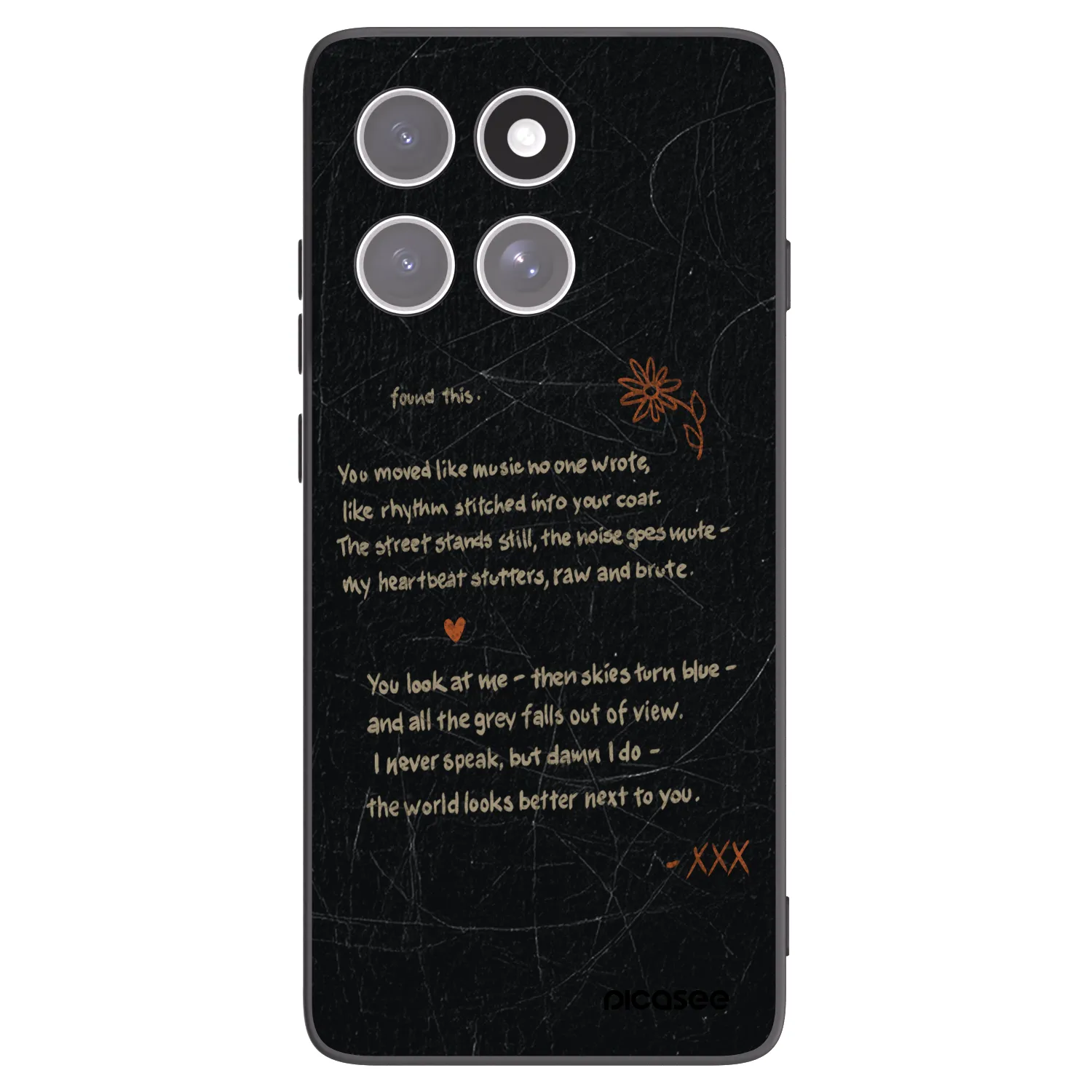 Picasee fekete szilikon tok az alábbi mobiltelefonokra Motorola Edge 60 Fusion - POET