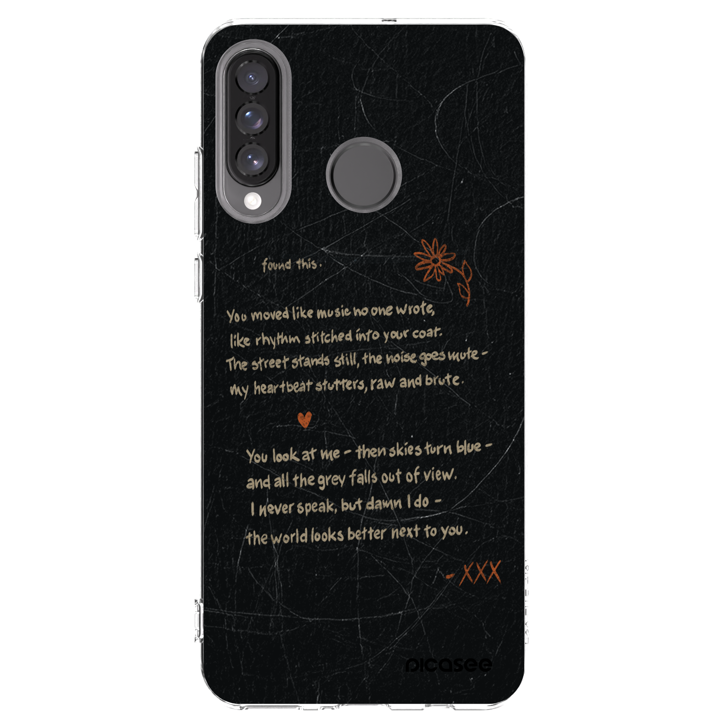 Picasee átlátszó szilikon tok az alábbi mobiltelefonokra Huawei P30 Lite - POET