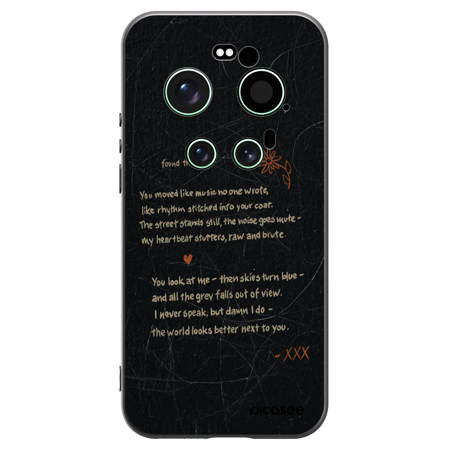 Picasee fekete szilikon tok az alábbi mobiltelefonokra Xiaomi 17 Ultra - POET