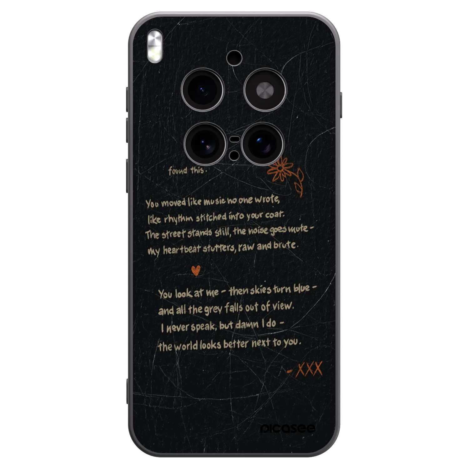 Picasee fekete szilikon tok az alábbi mobiltelefonokra Vivo X300 Pro - POET