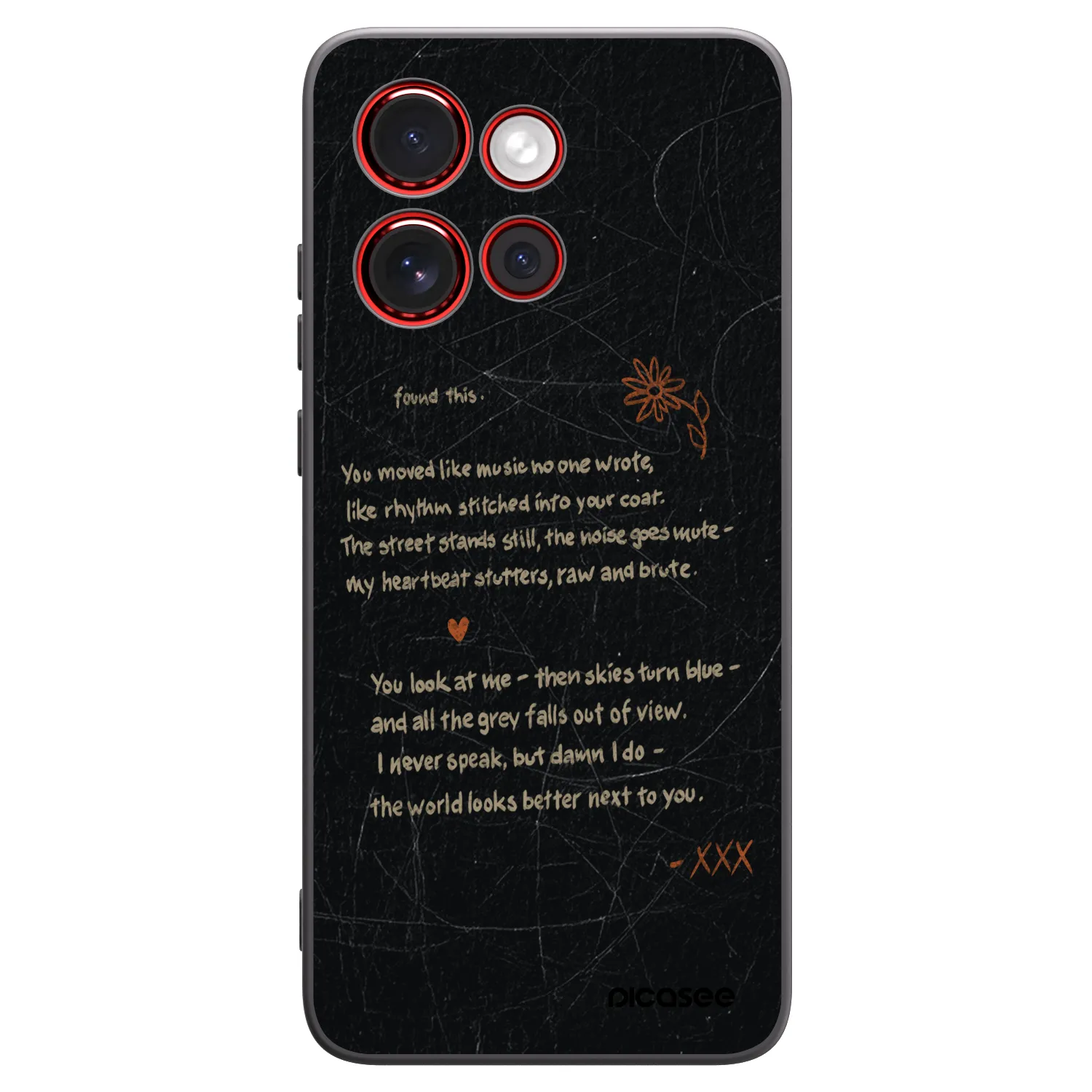 Picasee fekete szilikon tok az alábbi mobiltelefonokra Motorola Edge 60 Neo 5G - POET