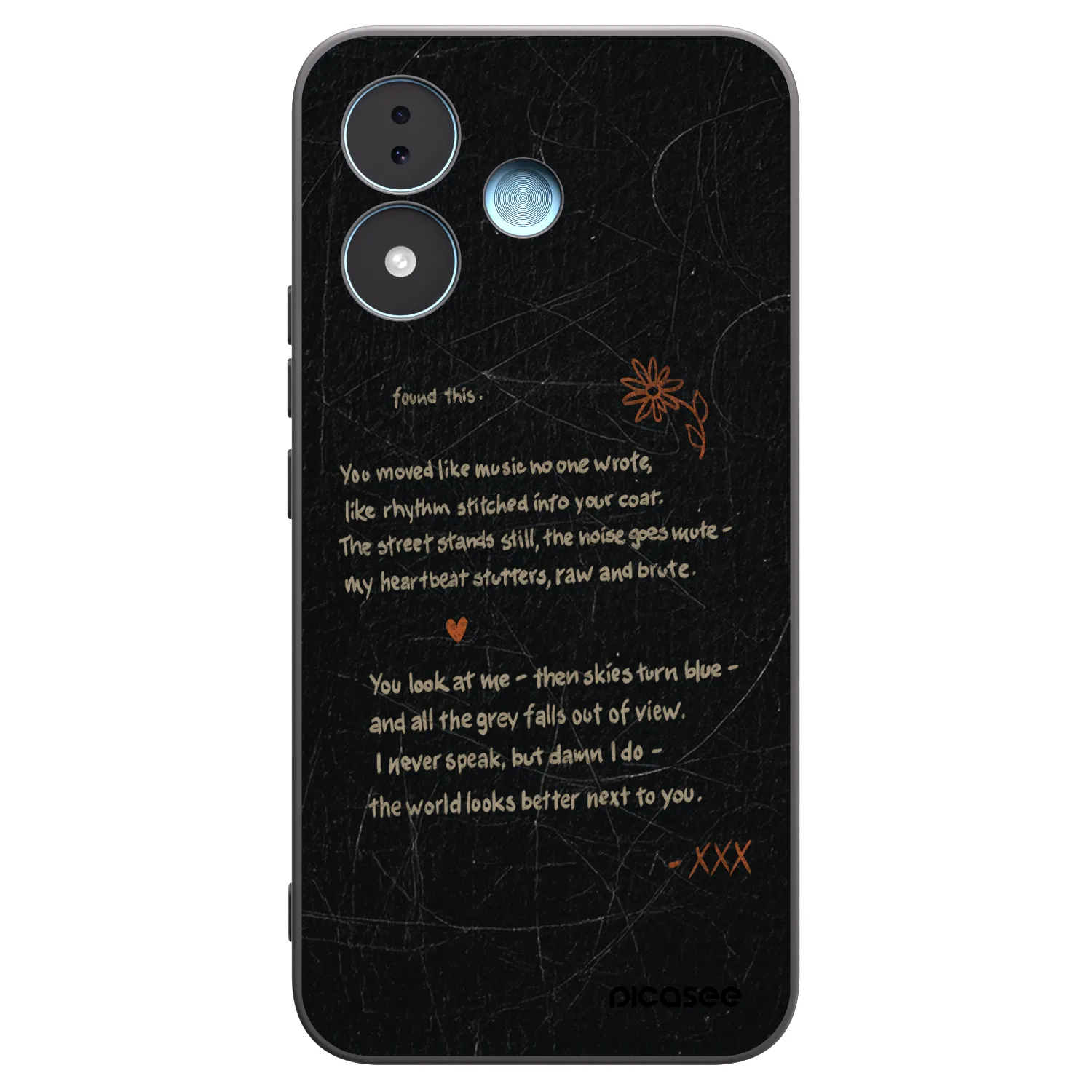 Picasee fekete szilikon tok az alábbi mobiltelefonokra Xiaomi Redmi Note 17 5G - POET