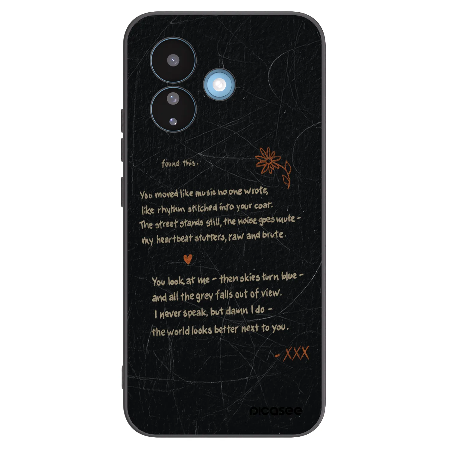 Picasee fekete szilikon tok az alábbi mobiltelefonokra Xiaomi Redmi Note 17 Pro 5G - POET