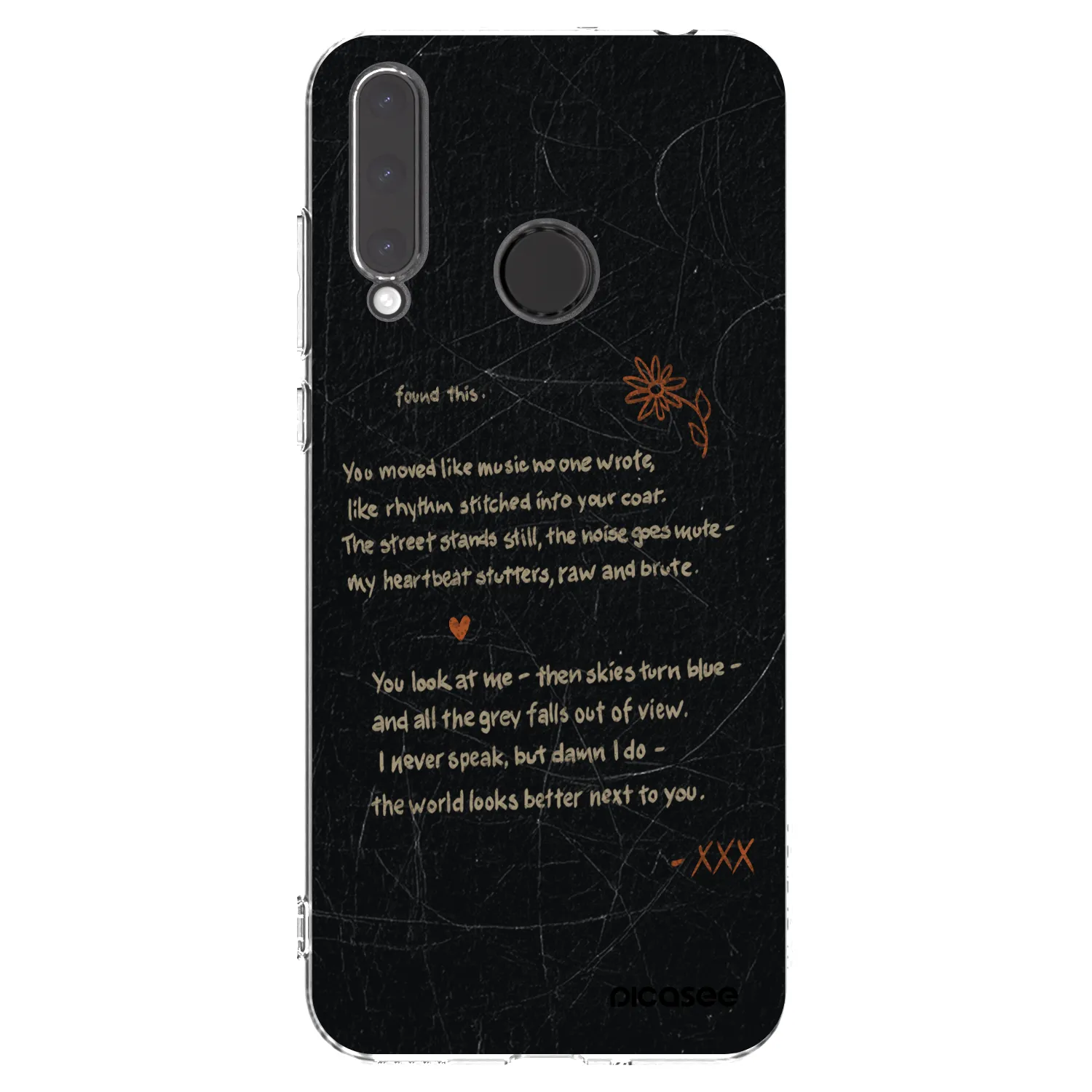 Picasee átlátszó szilikon tok az alábbi mobiltelefonokra Honor 20 Lite - POET
