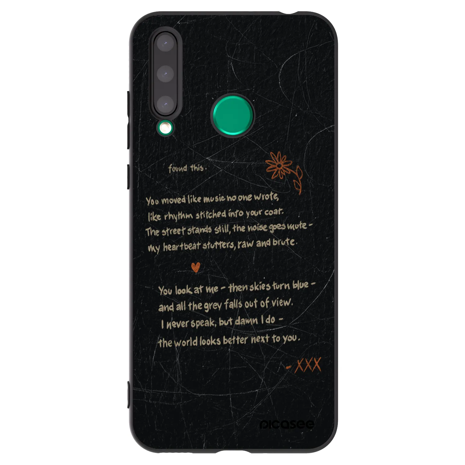 Picasee fekete szilikon tok az alábbi mobiltelefonokra Honor 20 Lite - POET