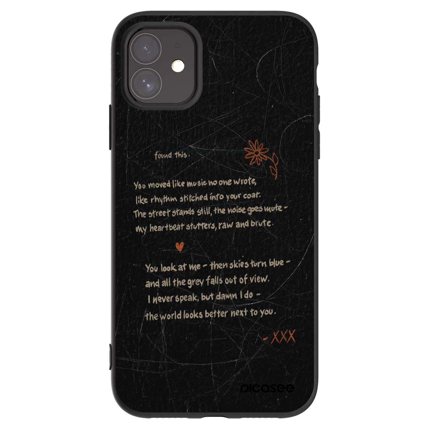 Picasee fekete szilikon tok az alábbi mobiltelefonokra Apple iPhone 11 - POET