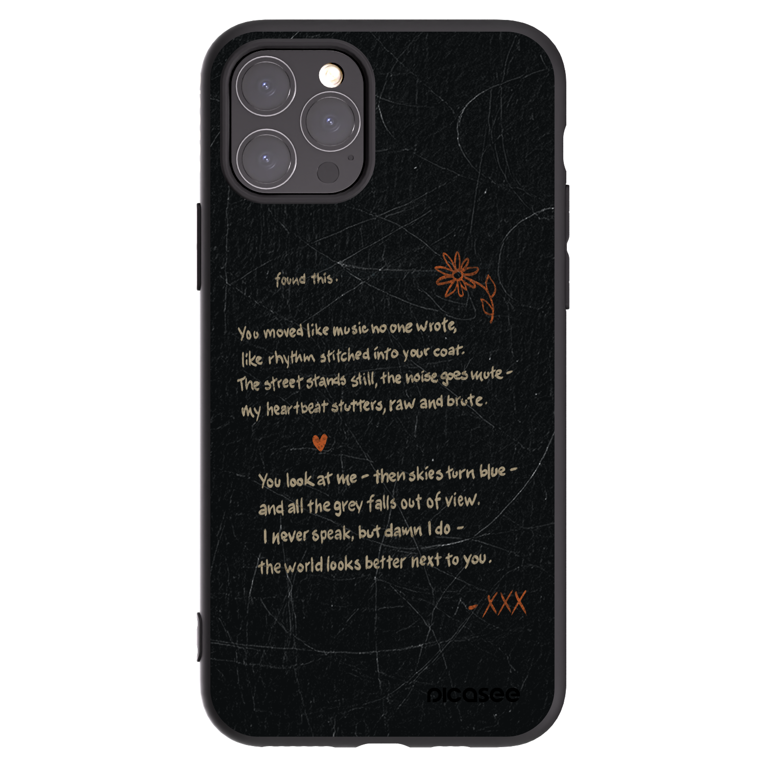 Picasee fekete szilikon tok az alábbi mobiltelefonokra Apple iPhone 11 Pro - POET