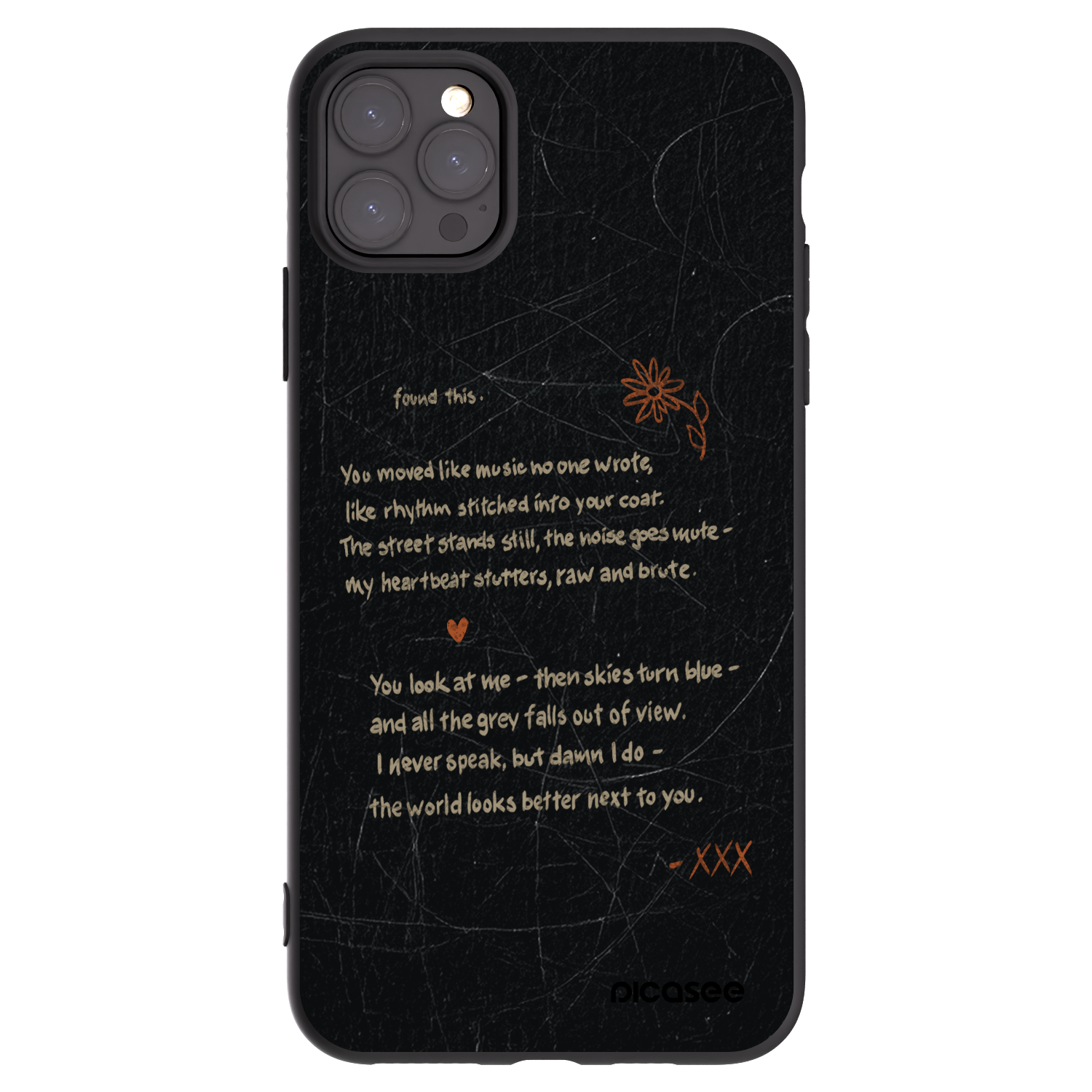 Picasee fekete szilikon tok az alábbi mobiltelefonokra Apple iPhone 11 Pro Max - POET