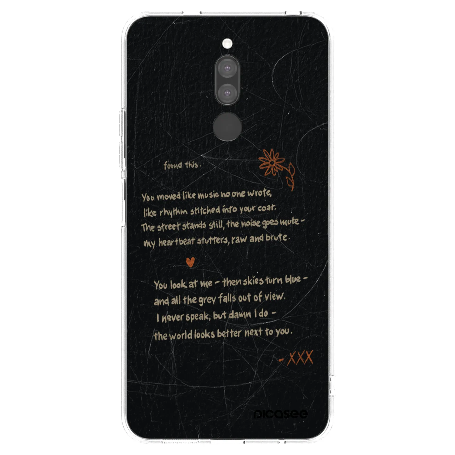 Picasee átlátszó szilikon tok az alábbi mobiltelefonokra Xiaomi Redmi 8 - POET