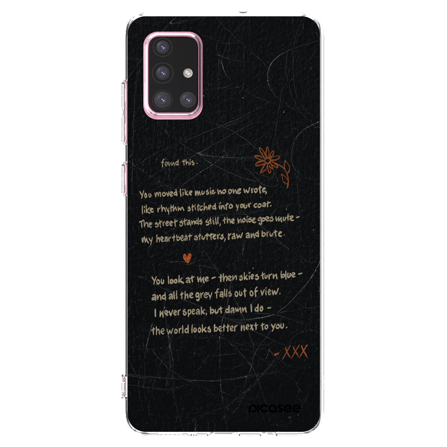 Picasee átlátszó szilikon tok az alábbi mobiltelefonokra Samsung Galaxy A71 A715F - POET