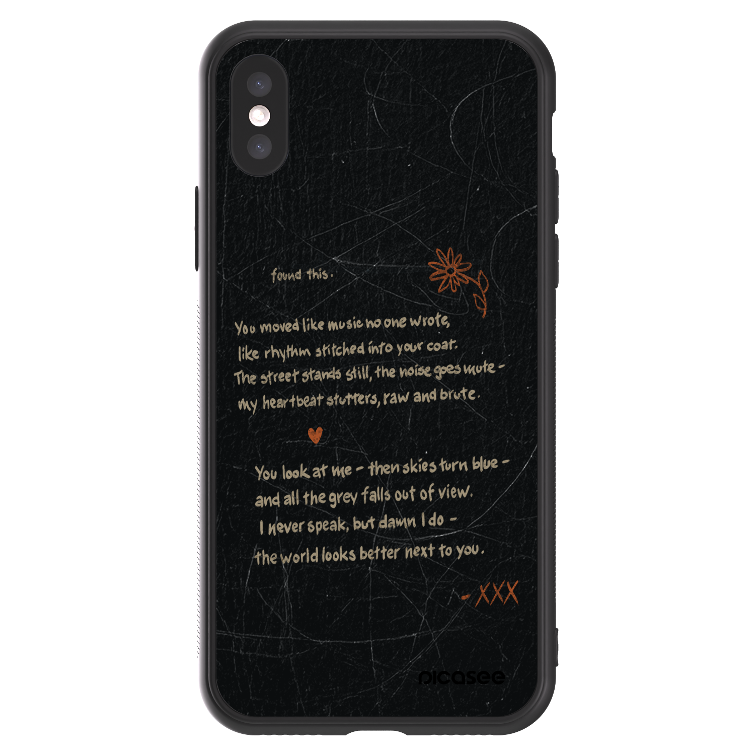 Picasee ULTIMATE CASE Apple iPhone X/XS - készülékre - POET