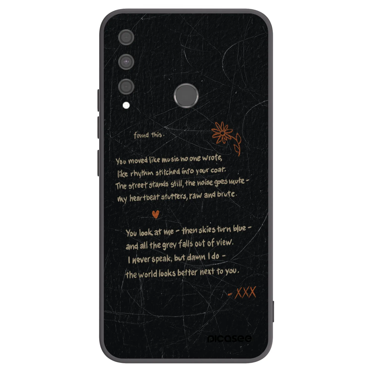 Picasee fekete szilikon tok az alábbi mobiltelefonokra Huawei P40 Lite E - POET