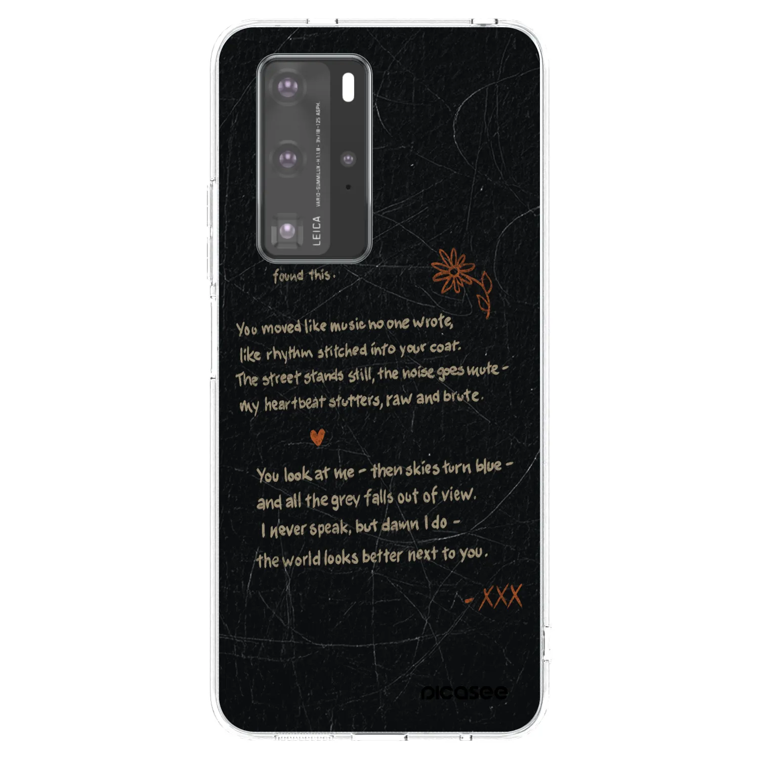Picasee átlátszó szilikon tok az alábbi mobiltelefonokra Huawei P40 Pro - POET