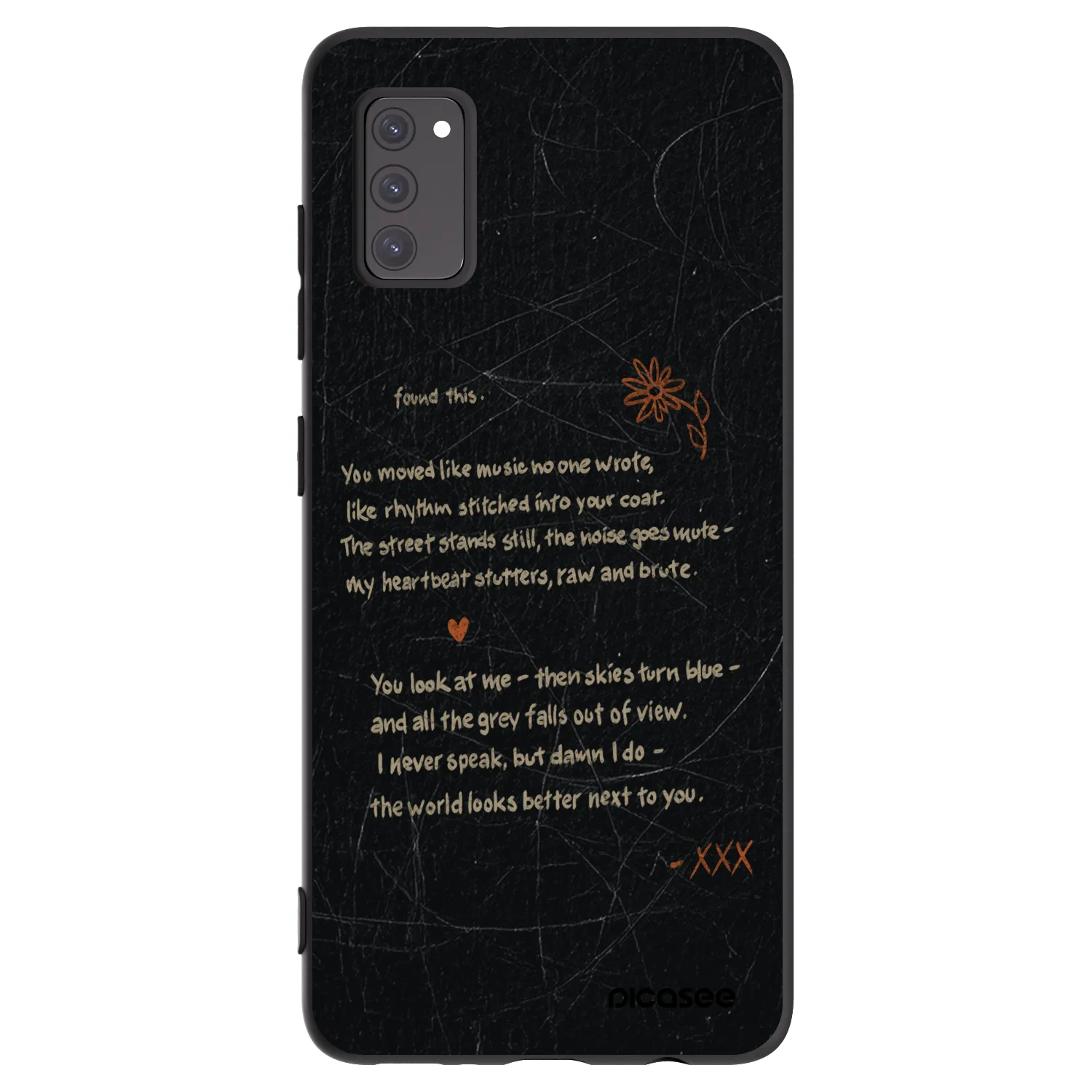 Picasee fekete szilikon tok az alábbi mobiltelefonokra Samsung Galaxy A41 A415F - POET