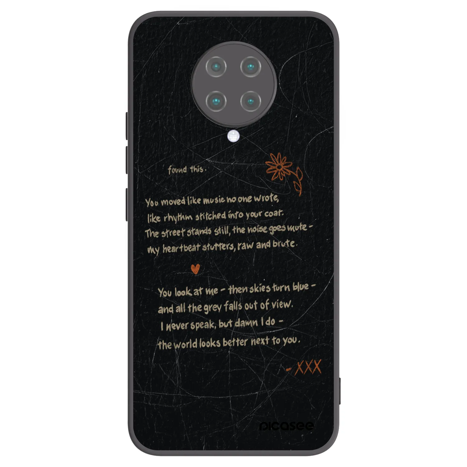 Picasee fekete szilikon tok az alábbi mobiltelefonokra Xiaomi Poco F2 Pro - POET