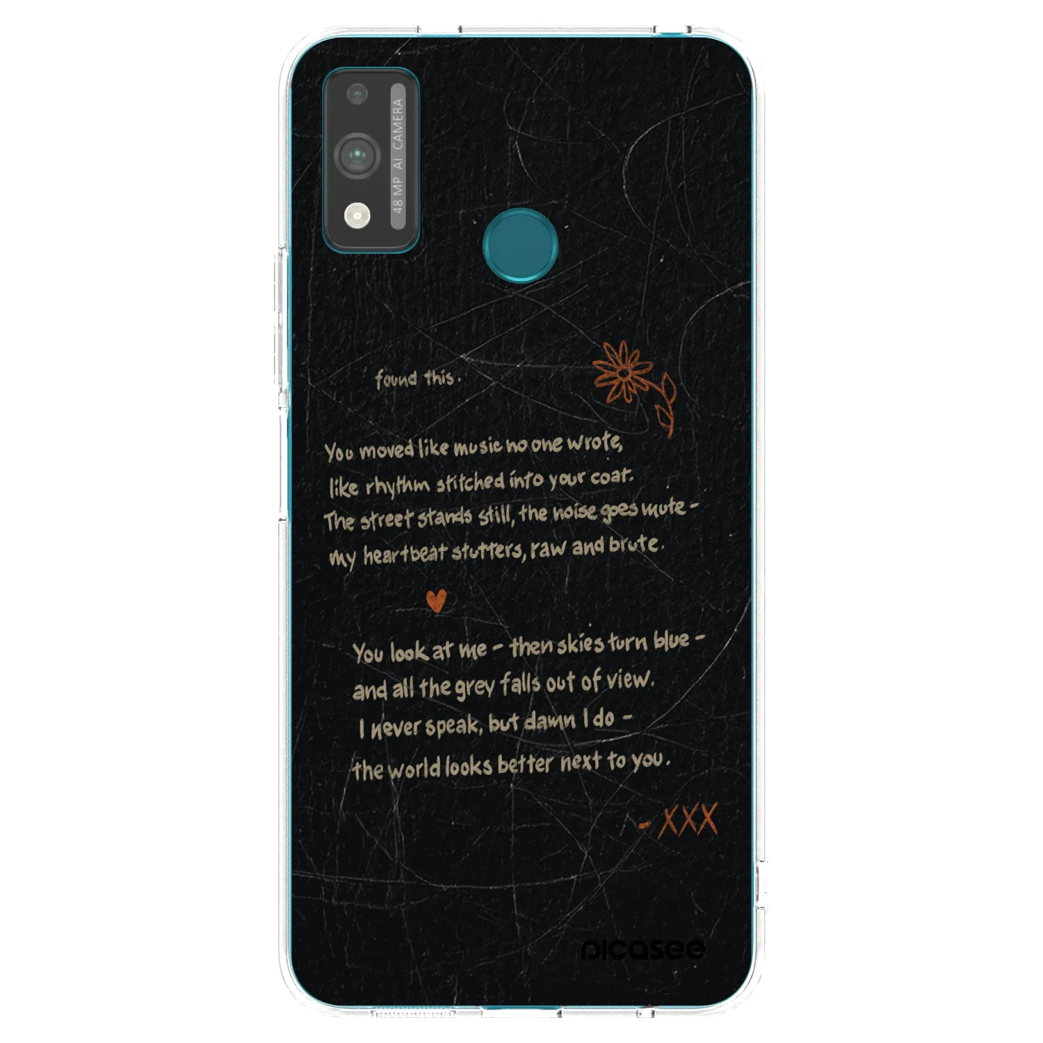 Picasee átlátszó szilikon tok az alábbi mobiltelefonokra Honor 9X Lite - POET