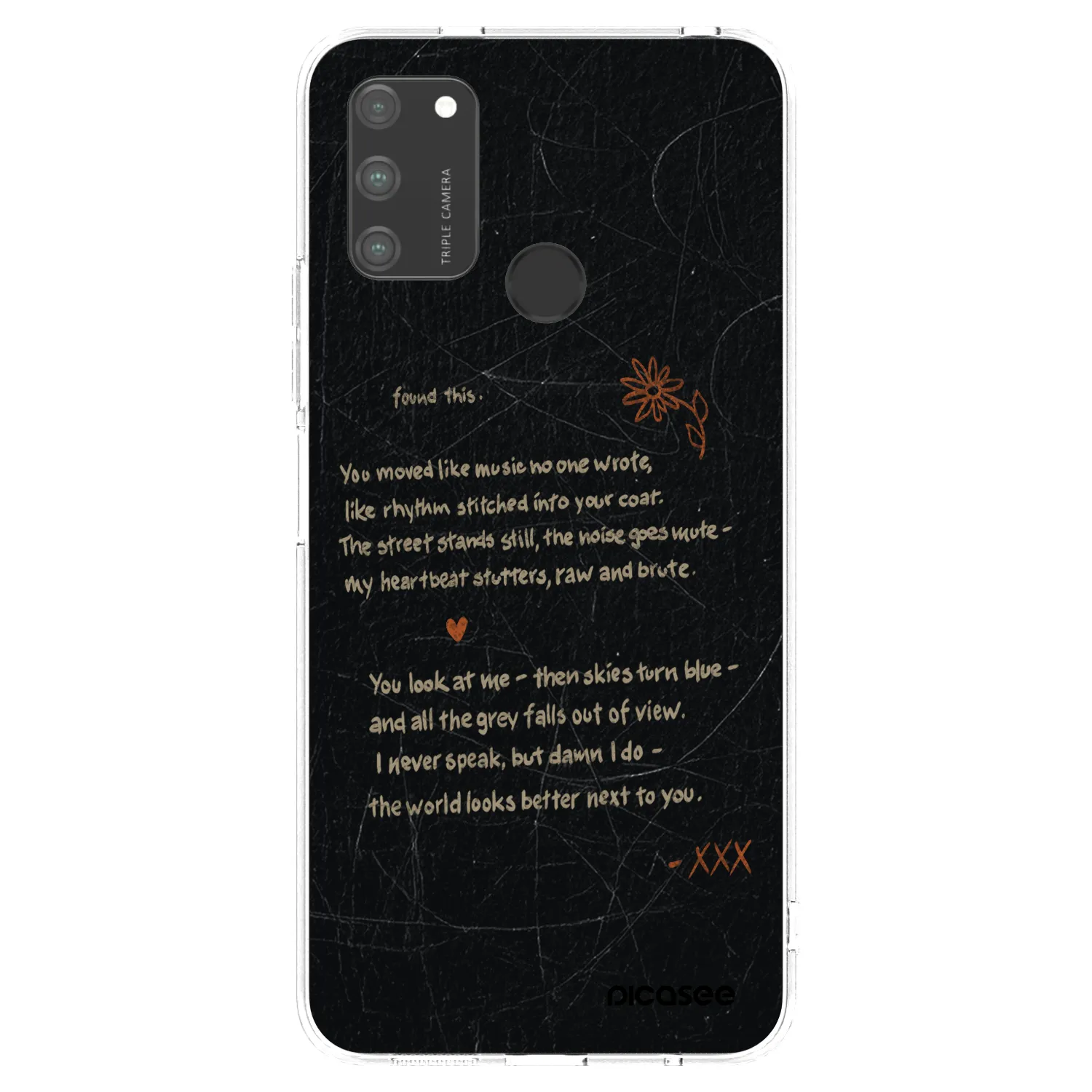 Picasee átlátszó szilikon tok az alábbi mobiltelefonokra Honor 9A - POET