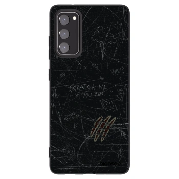 Picasee fekete szilikon tok az alábbi mobiltelefonokra Samsung Galaxy S20 FE - SCRATCH