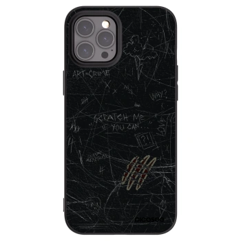 Picasee fekete szilikon tok az alábbi mobiltelefonokra Apple iPhone 12 Pro Max - SCRATCH