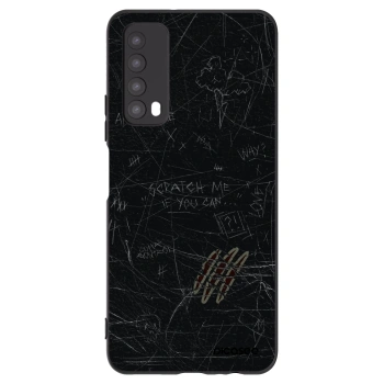 Picasee fekete szilikon tok az alábbi mobiltelefonokra Huawei P Smart 2021 - SCRATCH