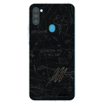 Picasee átlátszó szilikon tok az alábbi mobiltelefonokra Samsung Galaxy M11 - SCRATCH
