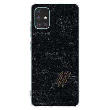Picasee átlátszó szilikon tok az alábbi mobiltelefonokra Samsung Galaxy M51 M515F - SCRATCH
