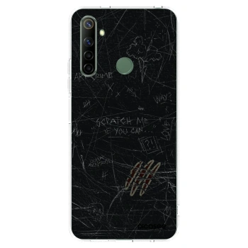 Picasee átlátszó szilikon tok az alábbi mobiltelefonokra Realme 6i - SCRATCH