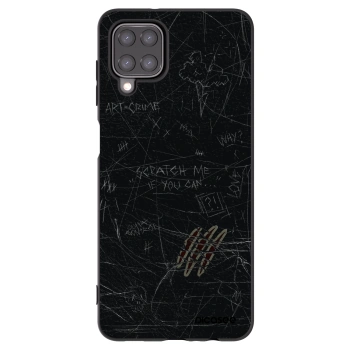 Picasee fekete szilikon tok az alábbi mobiltelefonokra Samsung Galaxy A12 A125F - SCRATCH