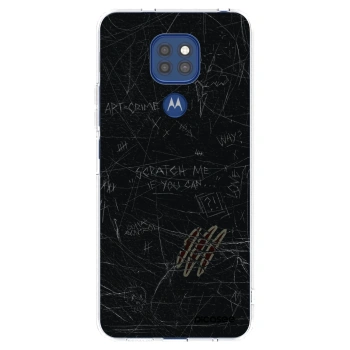 Picasee átlátszó szilikon tok az alábbi mobiltelefonokra Motorola Moto G9 Play - SCRATCH
