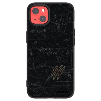 Picasee fekete szilikon tok az alábbi mobiltelefonokra Apple iPhone 13 - SCRATCH