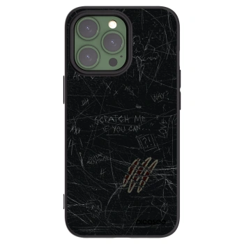 Picasee fekete szilikon tok az alábbi mobiltelefonokra Apple iPhone 13 Pro - SCRATCH