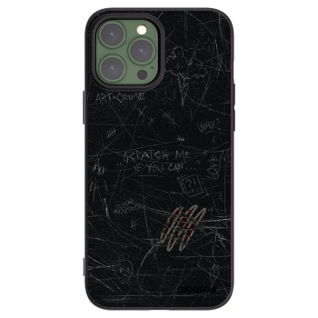 Picasee fekete szilikon tok az alábbi mobiltelefonokra Apple iPhone 13 Pro Max - SCRATCH